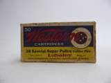 Western 38 Special Super Police Center Fire 38S3P Empty Box - 1 of 4