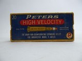 Peter’s High Velocity .348 Belted Winchester 71 Rifle Empty Box - 1 of 4