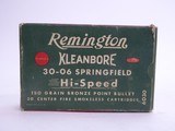Remington Kleanbore 30-06 Springfield Hi-Speed Bronze Point Empty Box - 1 of 4