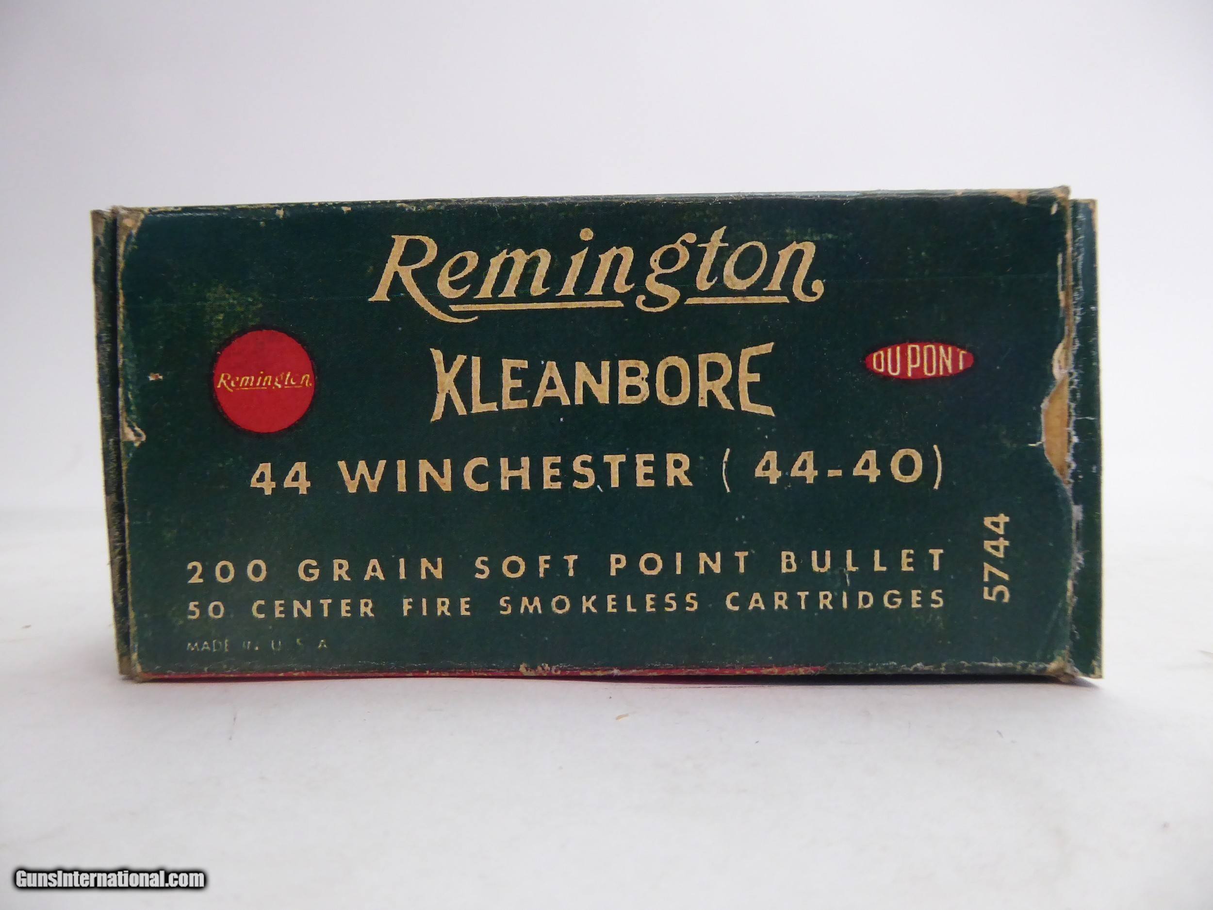 Remington Kleanbore 44 Winchester (44-40) 200 grain soft point Empty Box