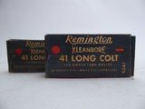 Remington Kleanbore 41 Long Colt 195 Grain Lead Empty Reproduction Box - 5 of 5