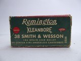 Remington Kleanbore 38 S&W 146 grain lead Empty Box - 1 of 4