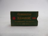 Remington Kleanbore Standard Velocity 22 Long Rifle Cartridges Empty Box - 1 of 6