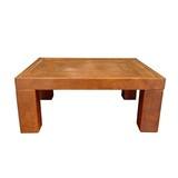 Rancher's Collection Leather Coffee Table - 1 of 2
