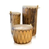 Three Pueblo Style Drums - 1 of 5