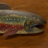 Folky Rainbow Trout Carving - 2 of 3