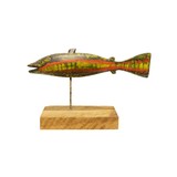 Folk Art Carved Fish - 2 of 3