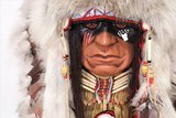 Native American Headdress on Cast Face - 4 of 5