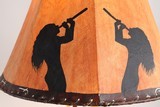 Painted Drum Lamp by Taos Drums - 4 of 5