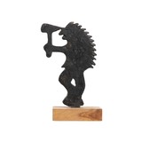 Cast Iron Native American Shooting Target - 1 of 3