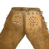 Native American Santee Sioux Deer Hide Leggings - 4 of 5