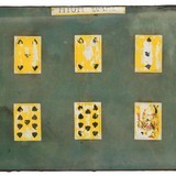 Vintage Antique Farro Gambling Board - 4 of 5