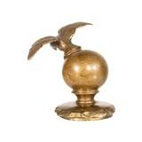 Brass Eagle on Globe Hood Ornament - 2 of 5