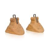 South American Carved Wooden Cowboy Stirrups - 1 of 6