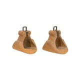 South American Carved Wooden Cowboy Stirrups - 2 of 6