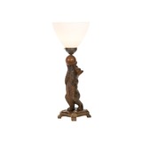 Black Forest Carved Circus Bear Table Lamp - 2 of 5