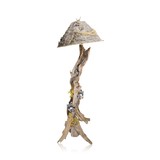 Raccoon Carved Driftwood Floor Lamp - 1 of 6