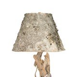 Raccoon Carved Driftwood Table Lamp - 4 of 5