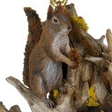Carved Red Squirrel Table Lamp - 3 of 5