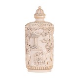 Large Carved Ivory Snuff Jar - 2 of 6