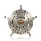 Amador County California Deputy Sheriff Badge