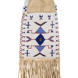 Native American Chief Silver Tongue Sioux Pipe Bag - 3 of 7