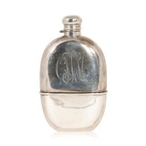 American Sterling Silver Flask - 1 of 5