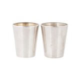 Two Sterling Cased Glass Shot Glasses - 2 of 5
