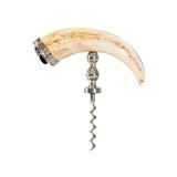 Sterling Silver Boar Tusk Mounted Corkscrew - 2 of 4