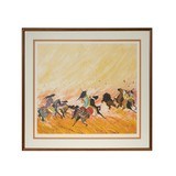 "Buffalo Hunt" Lithograph Print by Earl Bliss - 2 of 5