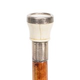 1898 Rolling Team Presentation Cane with Compass - 3 of 4