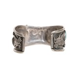 Navajo Turquoise and Sterling Watch Band - 4 of 5