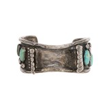 Navajo Turquoise and Sterling Watch Band - 2 of 5