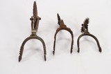 Three Single Spanish Colonial Style Cowboy Spurs - 10 of 11