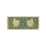 US 1899 Silver Certificate $5 Indian Chief - 2 of 3