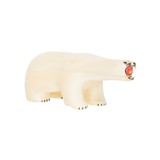 Inuit Carved Walrus Ivory Polar Bear Pair - 3 of 5