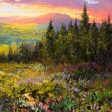 "End of a Serene Day" Painting by Thomas deDecker - 3 of 5