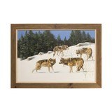 Pack of Wolves in the Snow by Peter Darro - 2 of 5