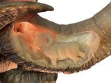 Big Horn Ram Carved Chandelier - 4 of 6