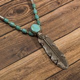 Kingman Turquoise Necklace - 6 of 7