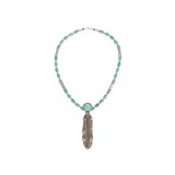 Kingman Turquoise Necklace - 1 of 7