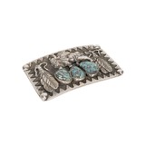 Turquoise Buffalo Belt Buckle - 3 of 5