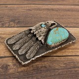 Turquoise Buffalo Belt Buckle - 4 of 5