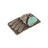 Turquoise Eagle Belt Buckle - 3 of 4