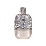 Sterling Covered Glass Flask - 2 of 5