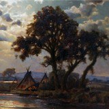 "Fort Robinson, Nebraska" Oil Painting by Greg Parker - 2 of 5