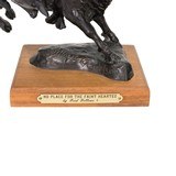 No Place for the Fainthearted Bronze by Fred Fellows - 4 of 5