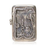 Sterling Silver Art Deco Match Safe - 1 of 4
