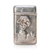 Sterling Silver Mermaid Match Safe - 1 of 4