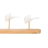 Inuit Walrus Ivory Snow Geese Scape - 2 of 5